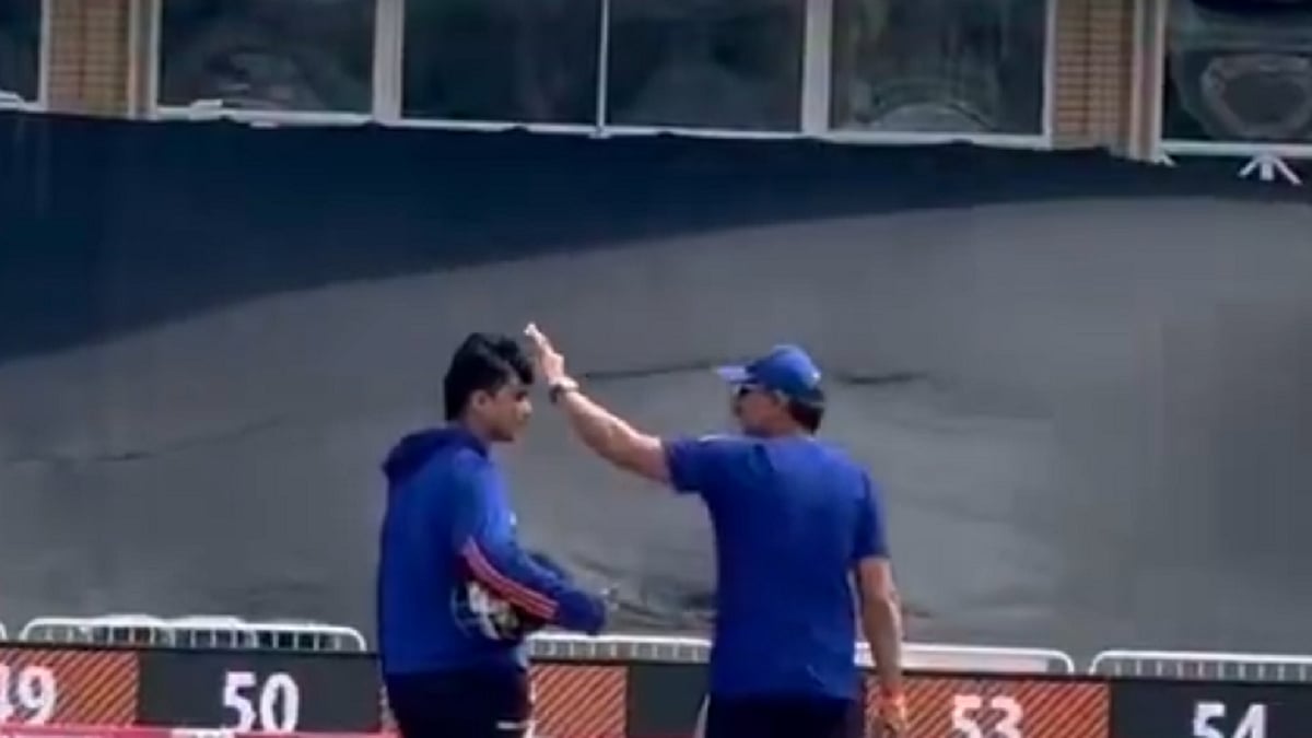 India Batting Coach Wards Off Evil Eye From Vaibhav Sooryavanshi