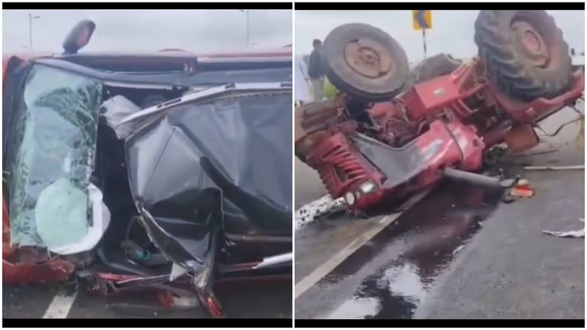 Pune: Brezza Crashes Into Tractor, 3 Injured