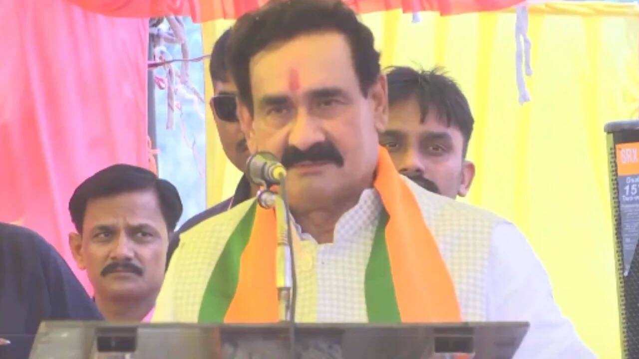 Narottam Mishra Emotionally Backs BJP Candidate