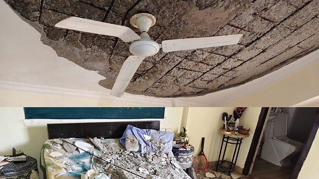 Ceiling Collapses in Noida Flat, Narrowly Avoids Tragedy