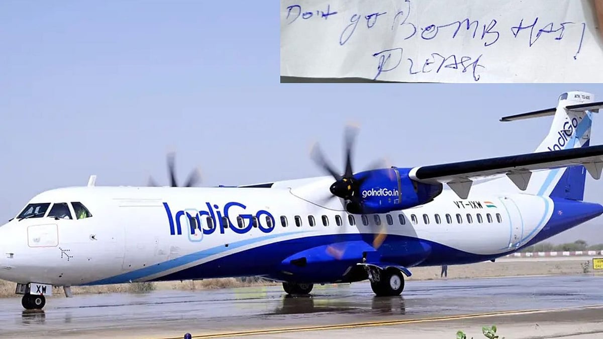 Bomb Threat On IndiGo Flight Sparks Security Scare