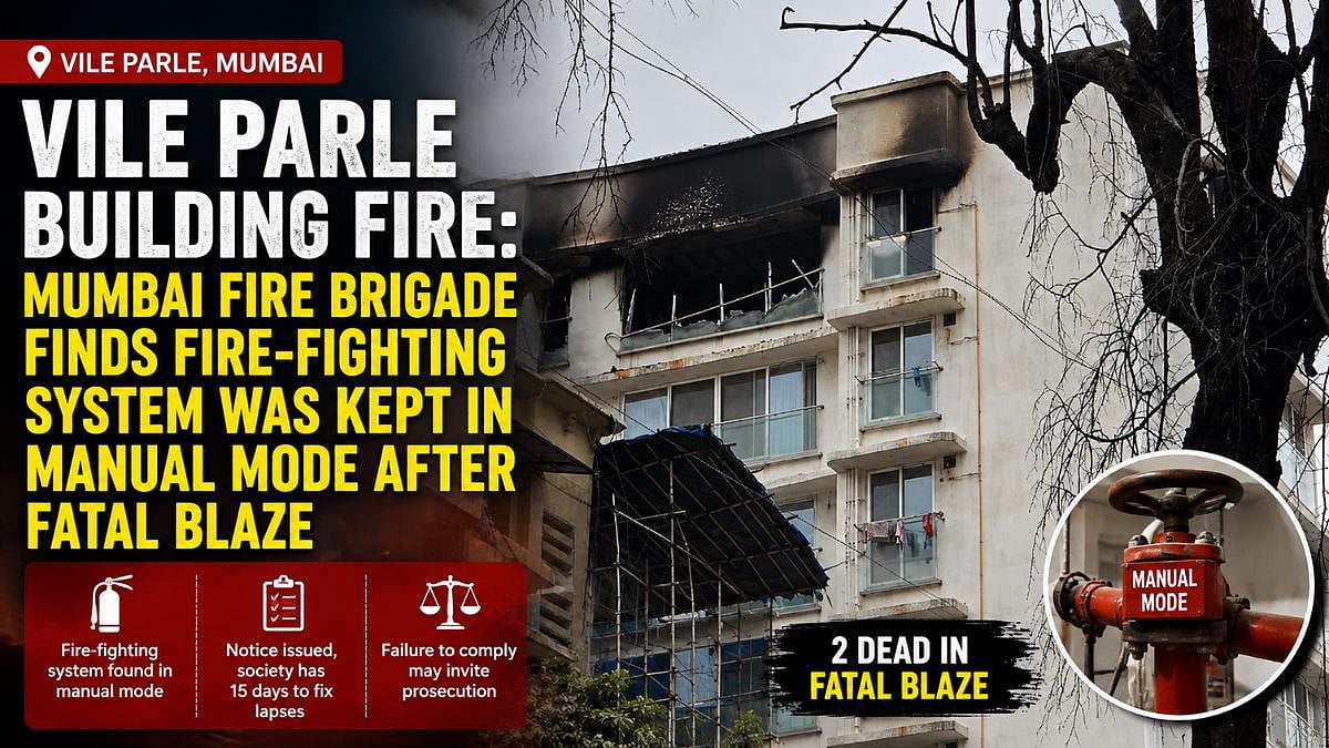 Vile Parle High-Rise Fire: Fire System Was in Manual Mode