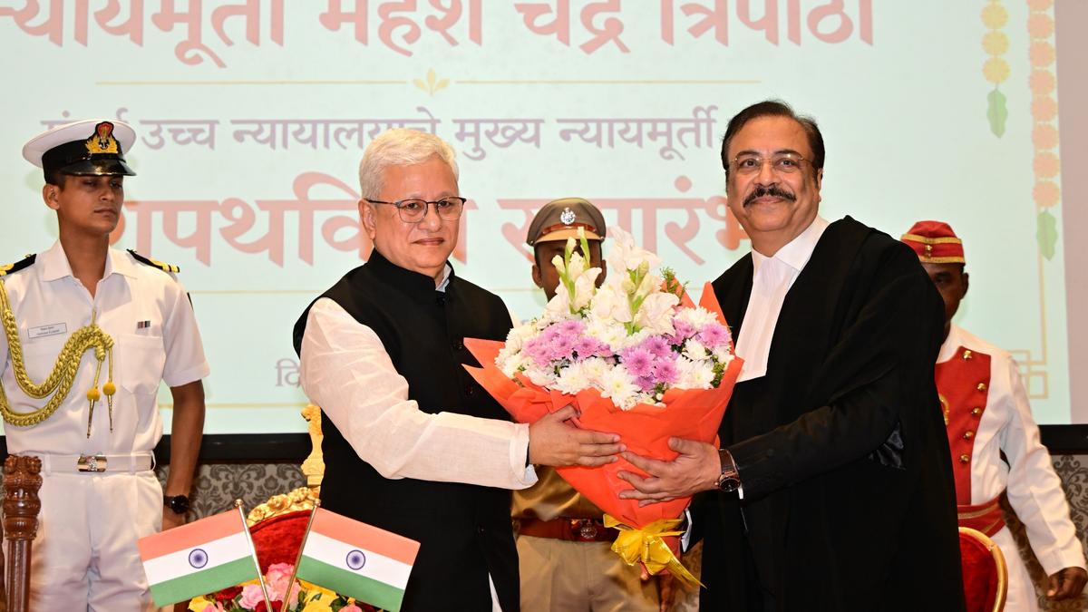Justice Tripathi Sworn In As Bombay HC Chief