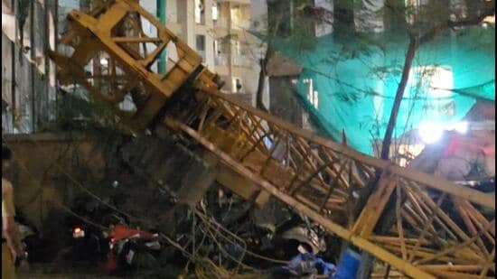 Crane Collapse Kills 21-Year-Old in Mira Road