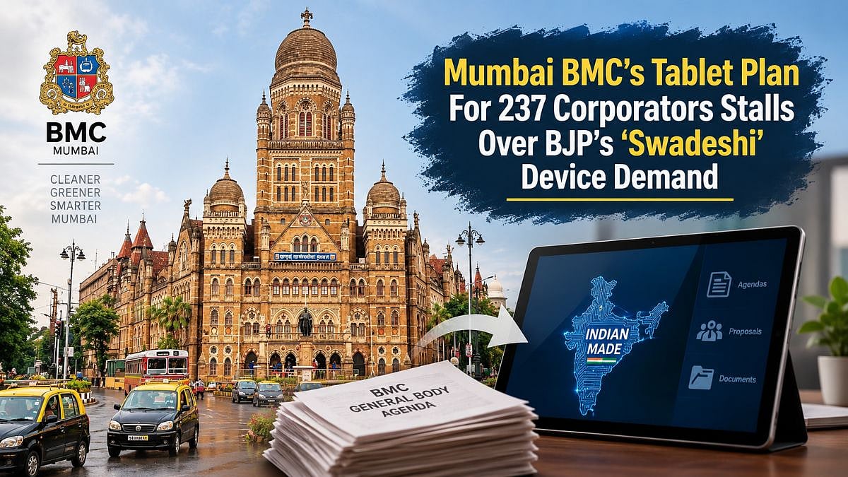 BMC Tablet Plan Stalls Over BJP Demand