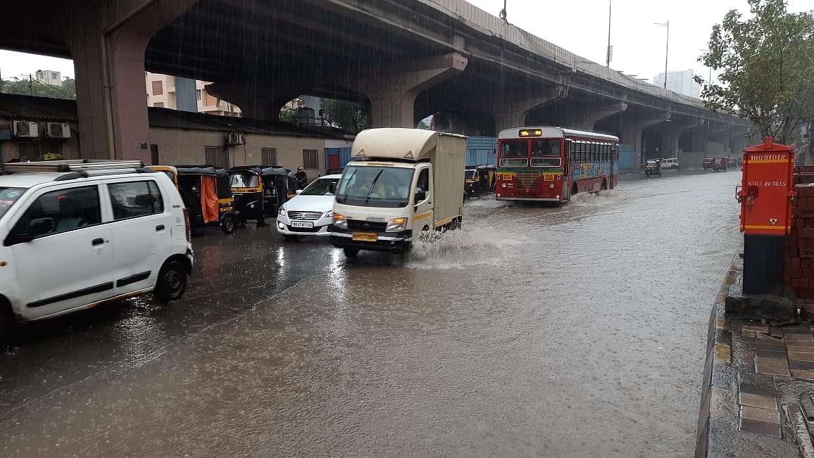 Rain Causes Multi-Vehicle Crash On WEH