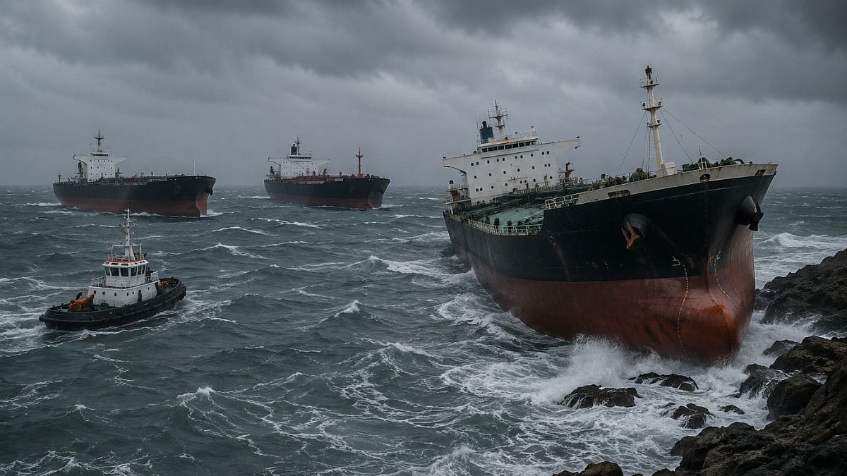 Iran-Linked Oil Vessels Break Free Off Mumbai Coast