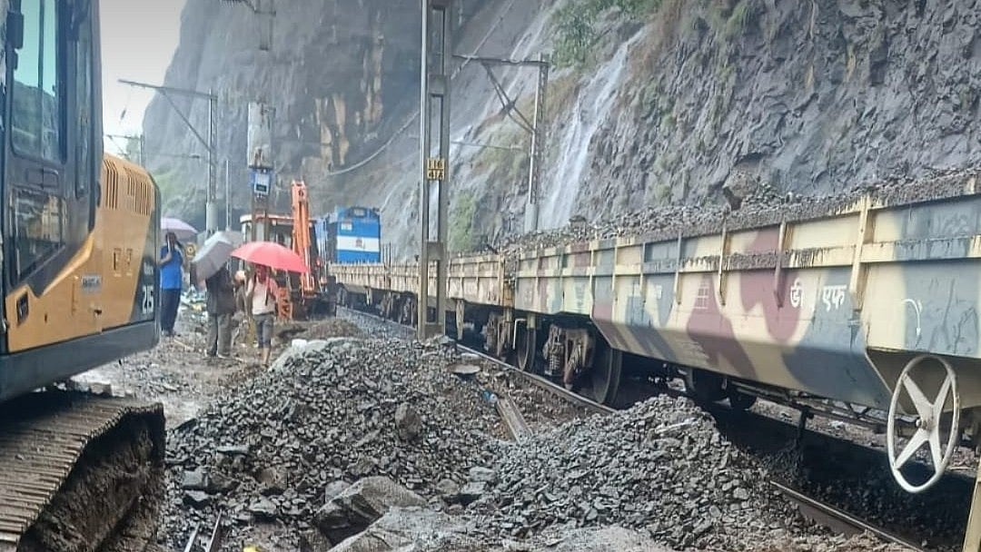CR Restores One Line After Landslides