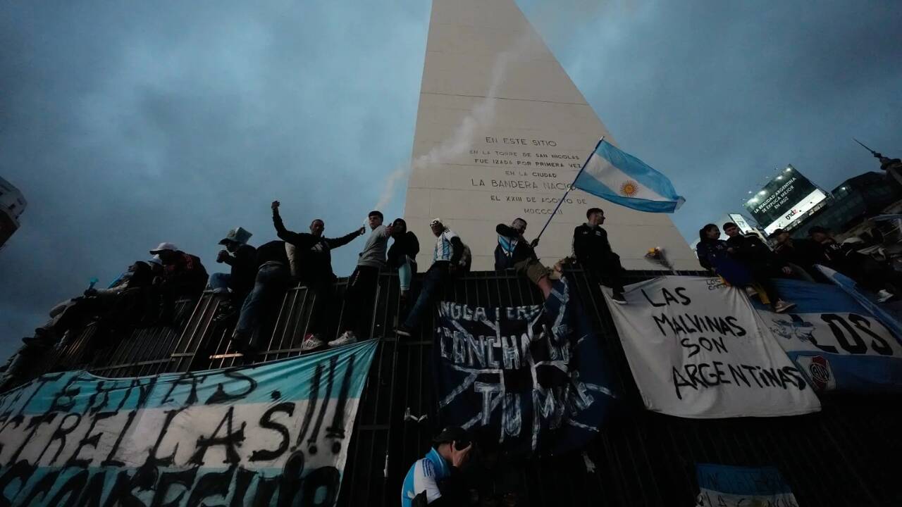Argentina Fans Celebrate World Cup Win