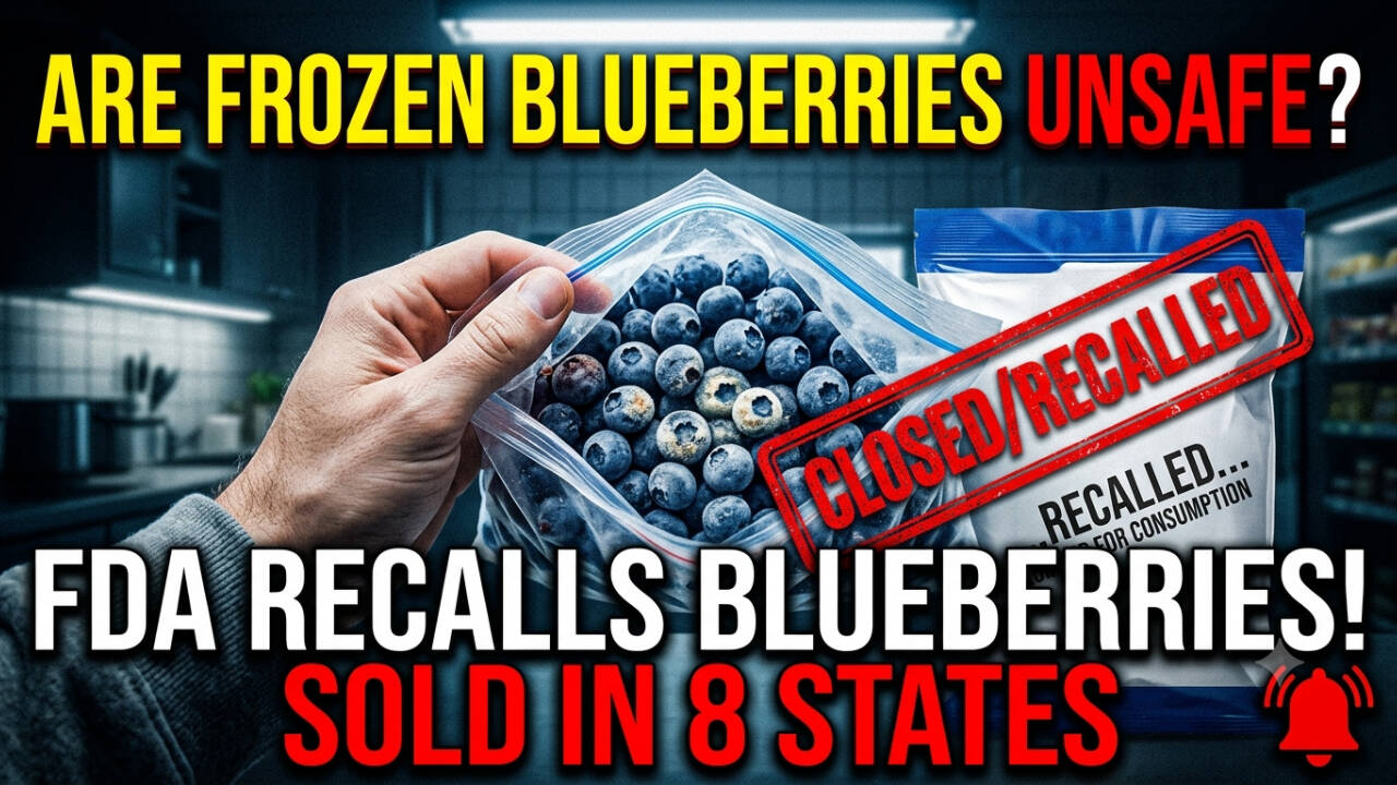 FDA Recalls Frozen Blueberries in 8 States