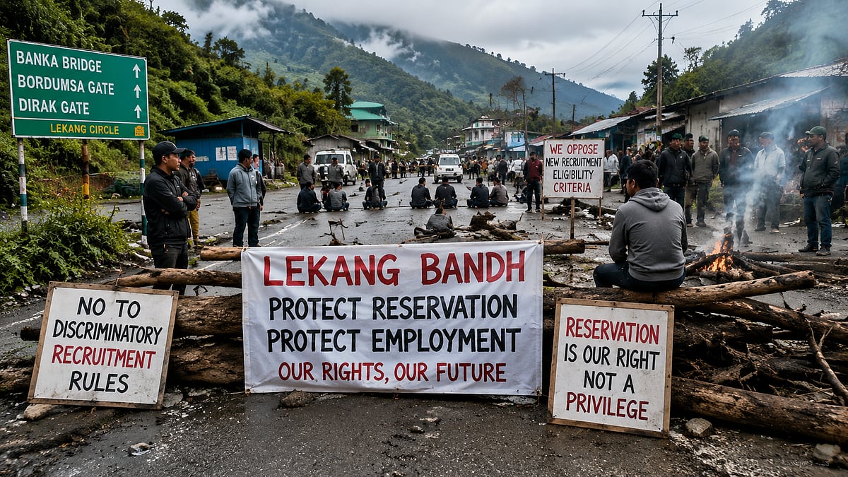 Arunachal's Lekang Circle Shut Down Over New Recruitment Rules