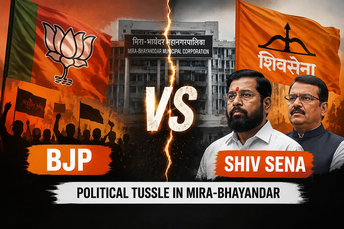 BJP Proposes Removing Shinde, Sarnaik Photos in Mira-Bhayandar