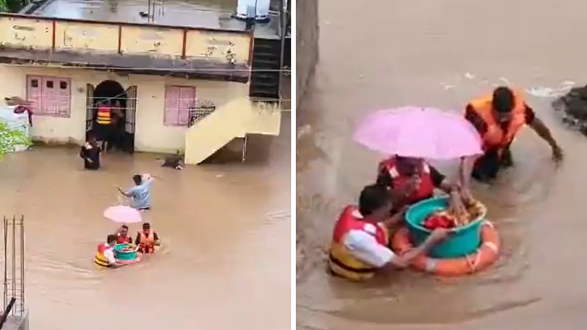 Maharashtra Rains: Family Rescued From Flooded House In Jalgaon