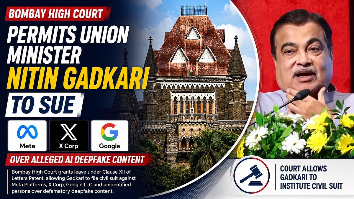 Bombay HC Allows Nitin Gadkari To Sue Meta, X, Google Over Deepfakes