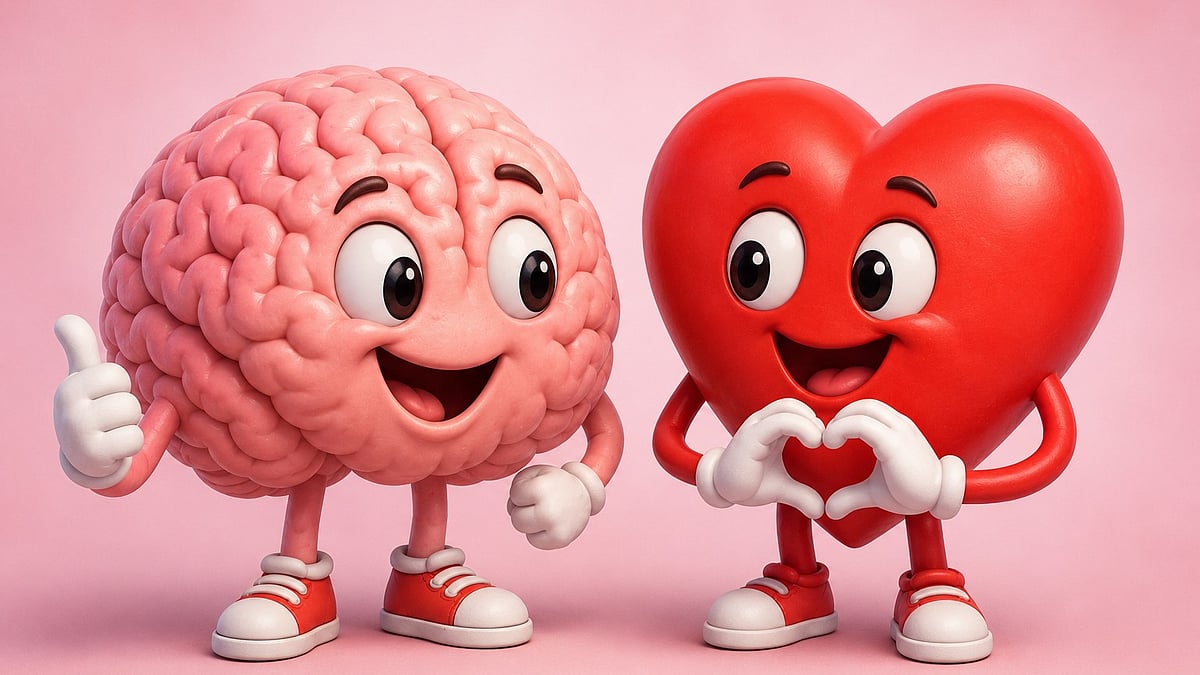 Brain, Not Heart, Is Seat Of Love