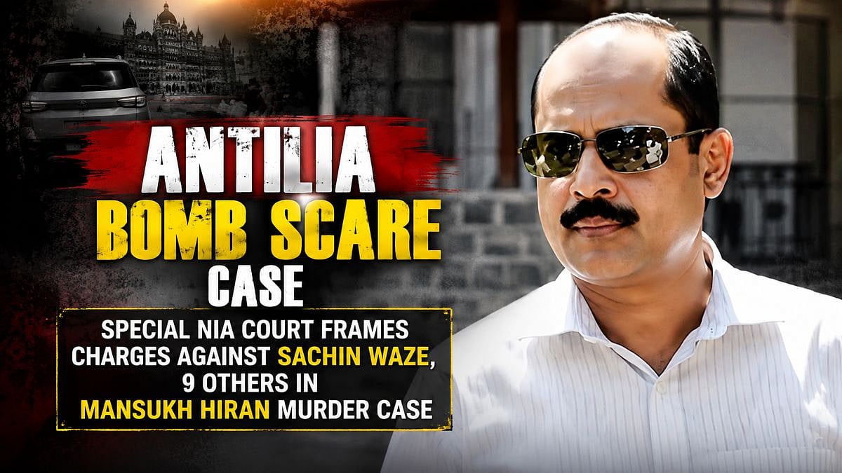 NIA Court Charges Sachin Waze, 9 Others In Antilia Bomb Scare Case