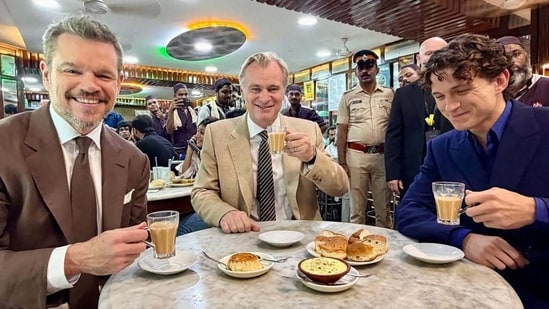 Nolan, Damon, Holland Visit Iconic Irani Café