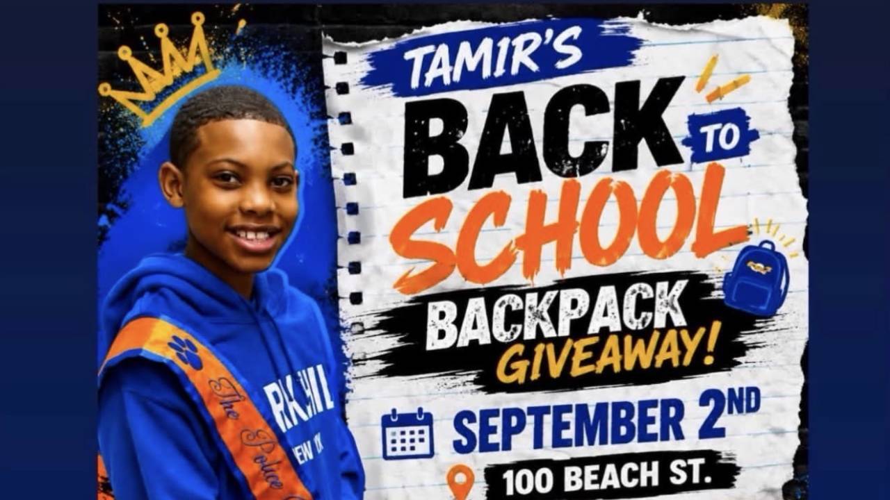 12-year-old Boy Funds Backpack Giveaway
