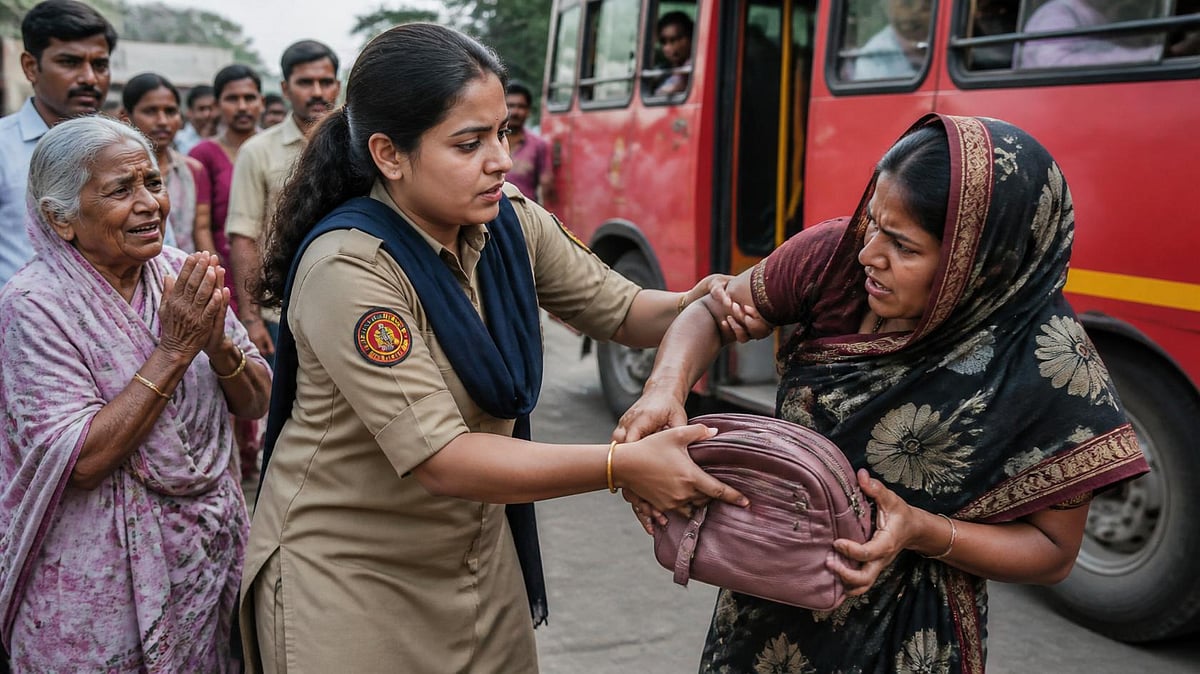 Beed Conductor Chases Thief, Recovers Gold Jewellery