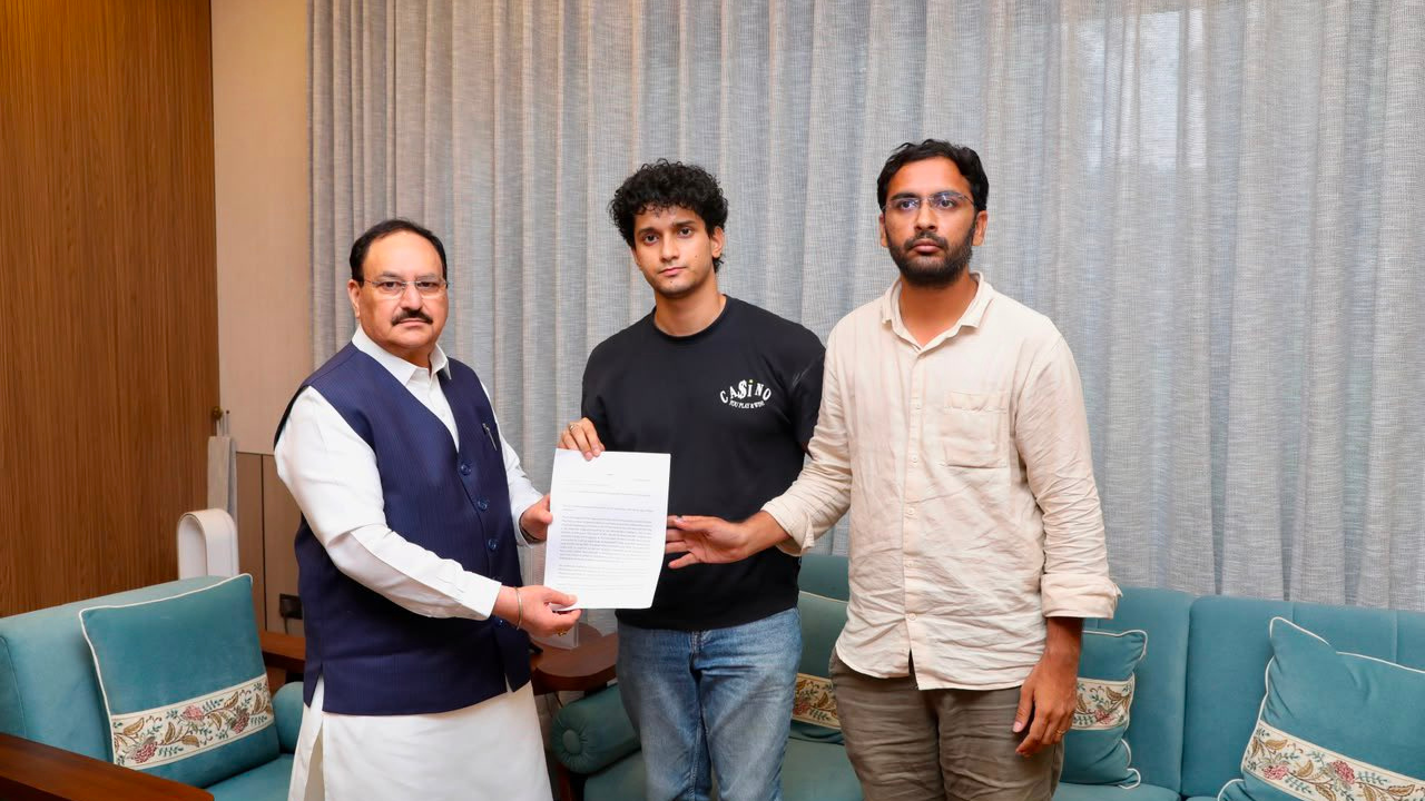 CJP Leaders Meet JP Nadda Over NEET Leak