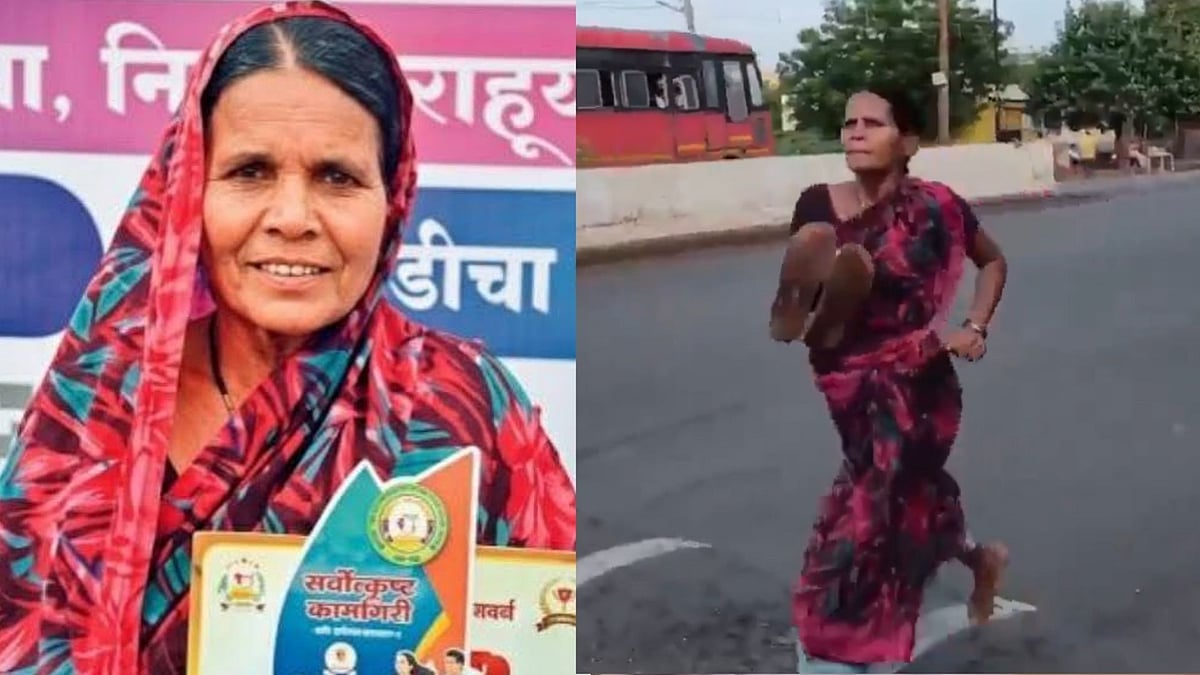 Maharashtra Woman Wins Marathon Barefoot, Plans To Fund Daughters' Education