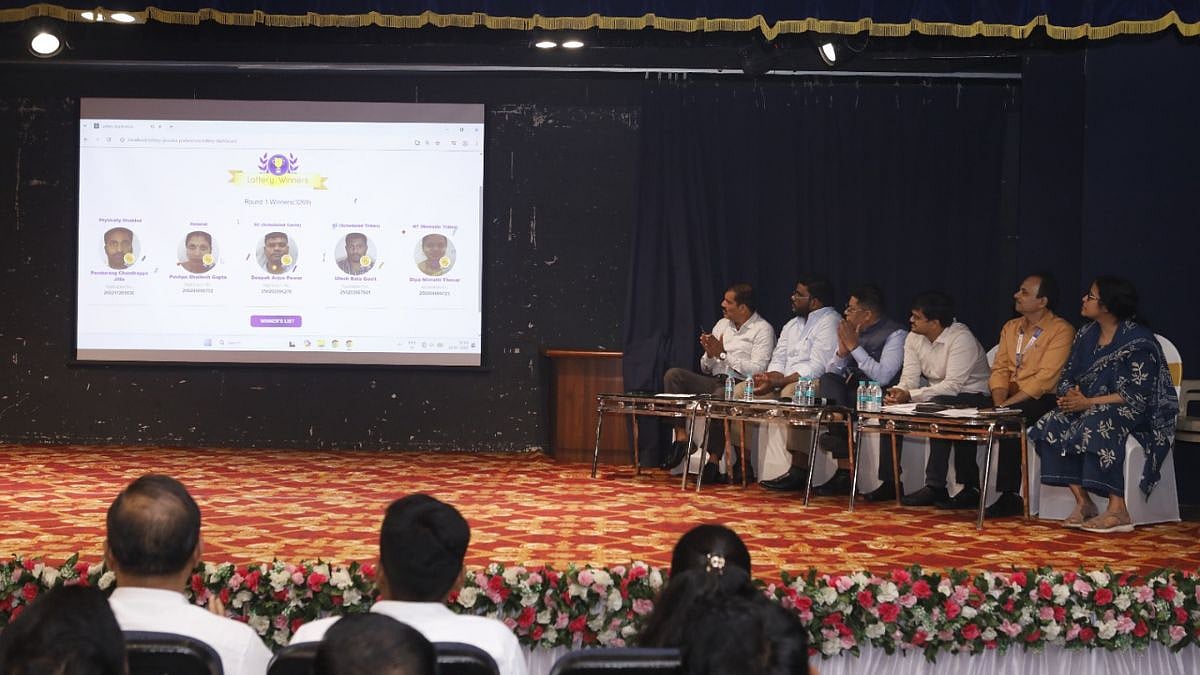 CIDCO Conducts Lottery For 8,795 EWS Homes In Navi Mumbai