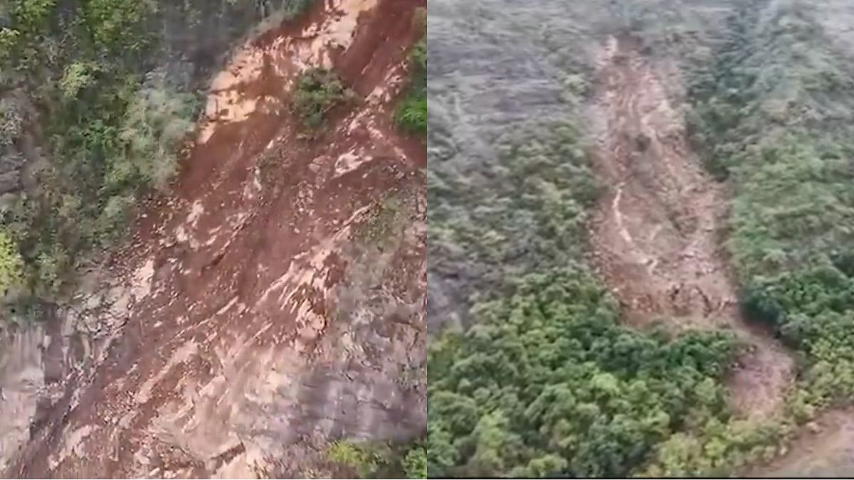 Landslide Blocks Road To Tandulwadi Fort In Palghar