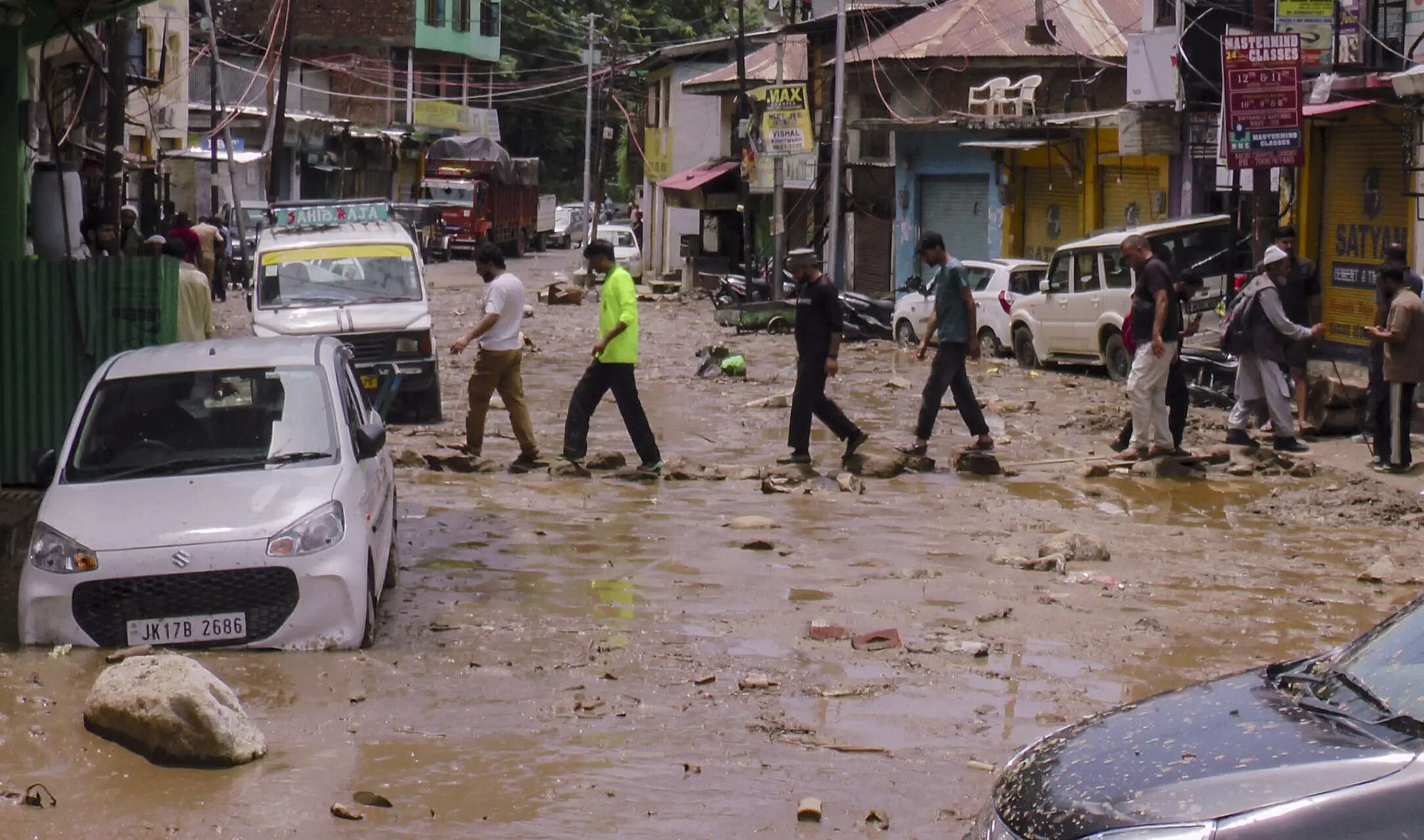 Flash Floods Hit Doda, Damage Houses and Roads