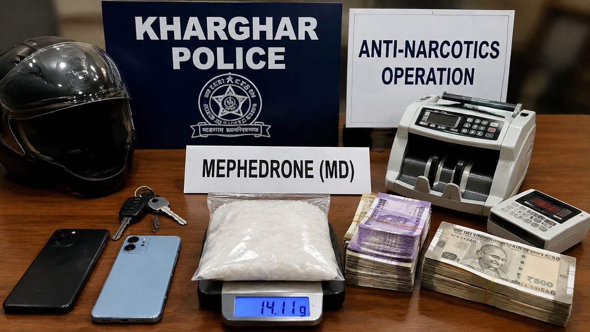 Kharghar Police Arrest 2, Seize ₹4.33 Lakh Worth of MD and Property