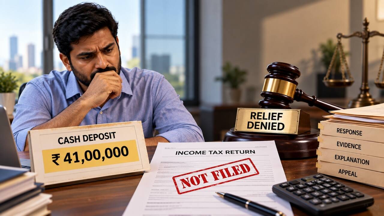 ITAT Rejects Plea Over Rs 41.69 Lakh Cash Deposit