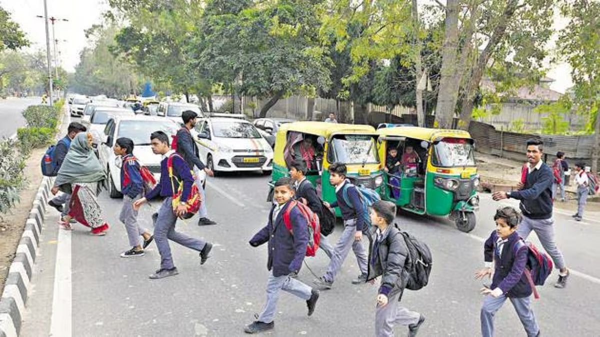 Delhi Students Face Road Safety Risks Alone