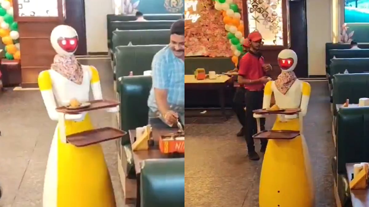 Haryana Dhaba Introduces Robot Waiter