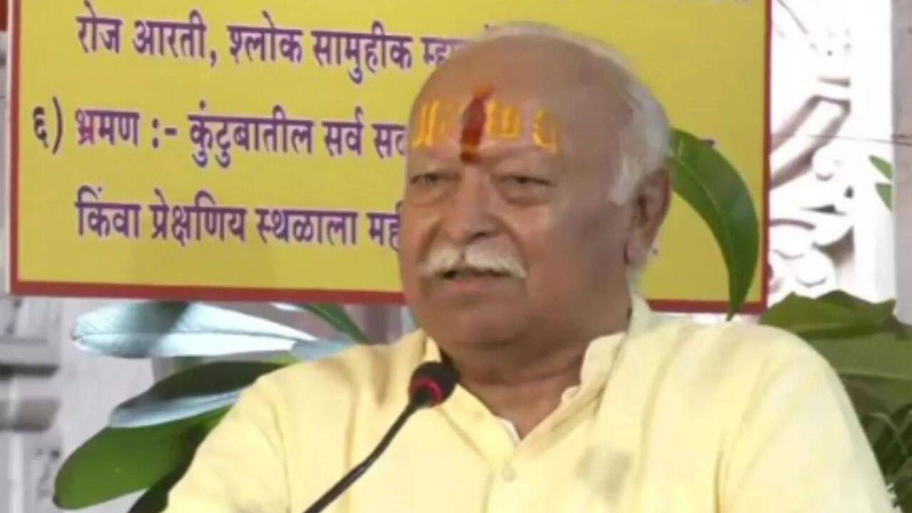 RSS Chief Bhagwat: Forces Oppose India's Rise