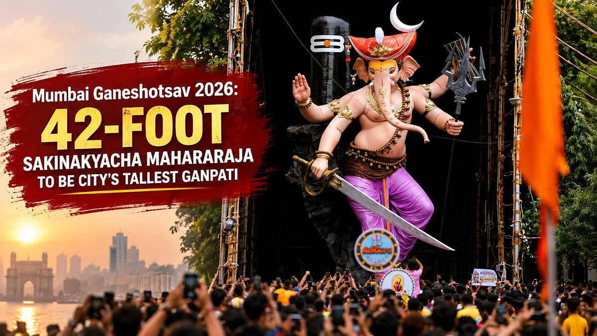 Mumbai Ganeshotsav: 42-Foot Idol Raises Safety Concerns