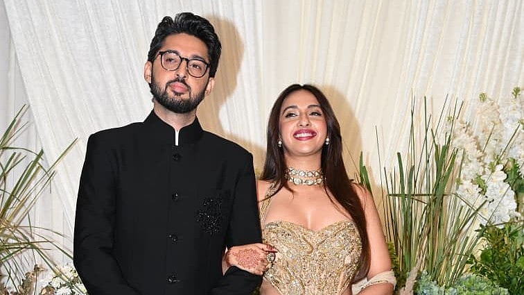 Akansha Ranjan Kapoor, Sharan Sharma Attend Wedding Reception