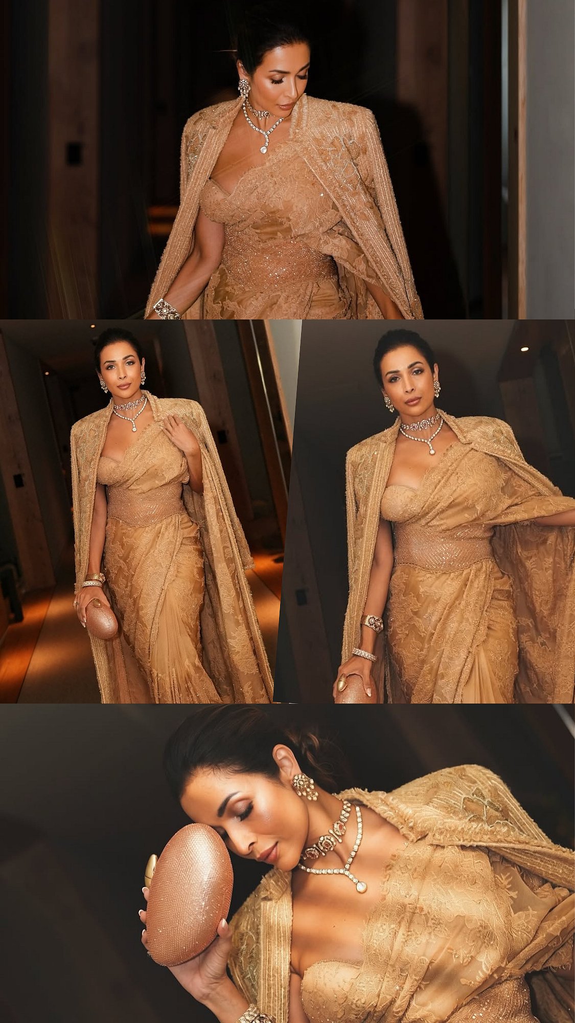 Malaika Arora Stuns In Gold At Melbourne Film Festival