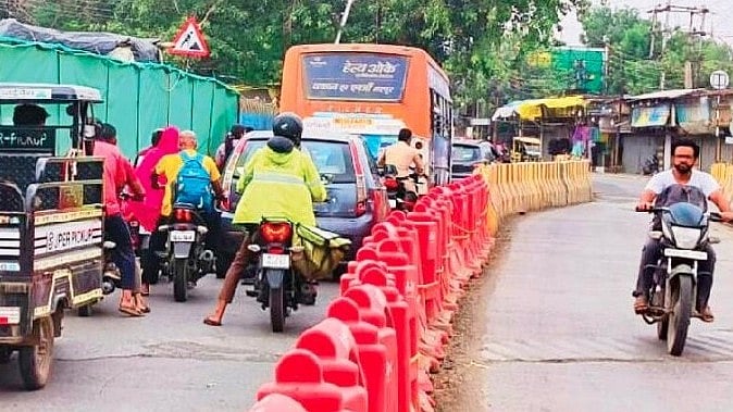 Indore Metro Work Reduces Road Space, Increases Traffic Concerns