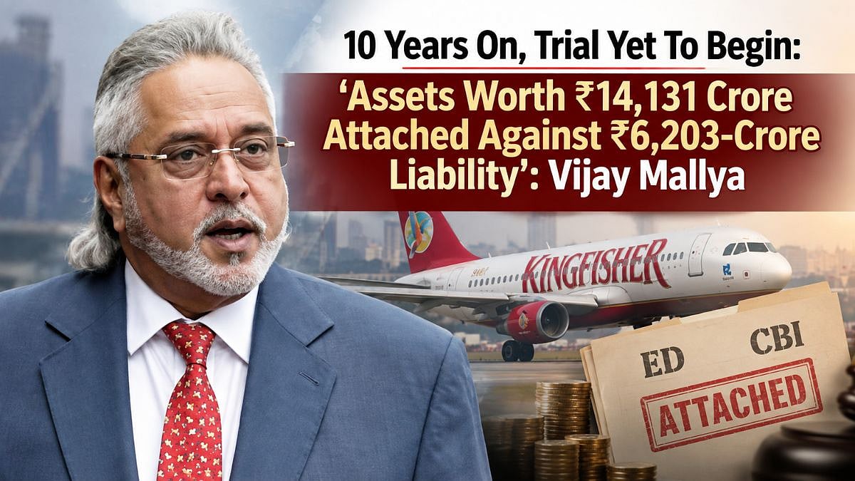 Vijay Mallya's ₹14,131 Crore Assets Attached