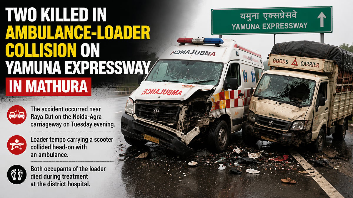 2 Men Killed in Yamuna Expressway Accident
