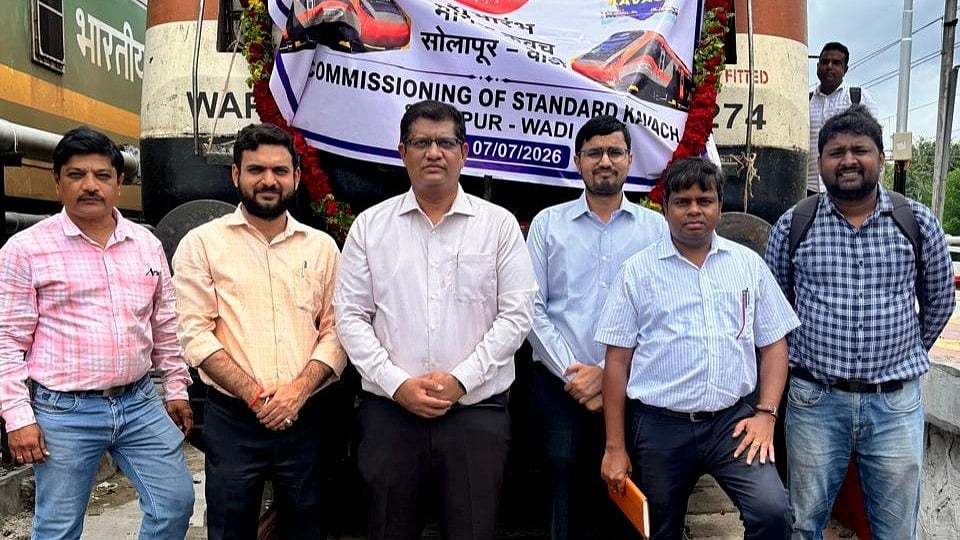 KAVACH System Commissioned on Solapur-Wadi Section