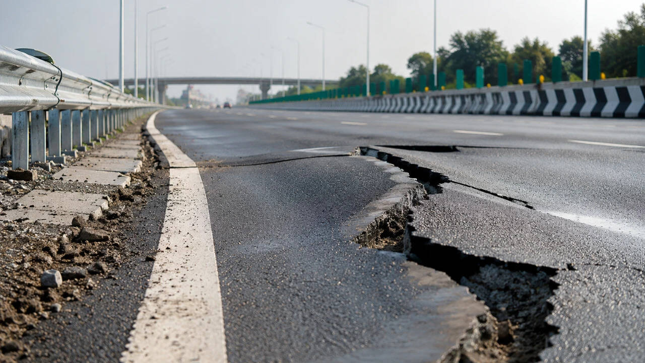 Kanpur-Lucknow Expressway Slippages Reveal Design Flaw