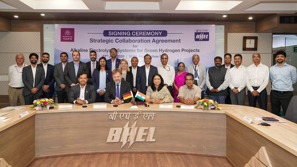 BHEL Ties Up With Thyssenkrupp For Green Hydrogen Project