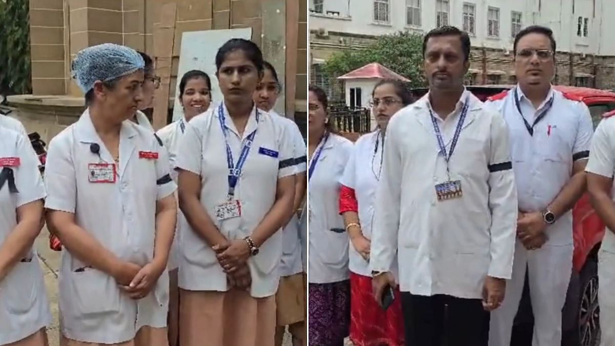 Doctors Protest Assault At Dombivli Hospital