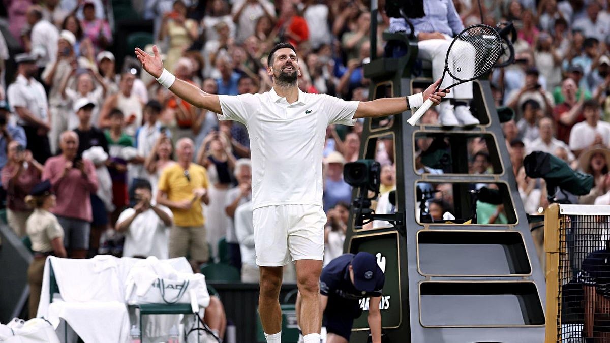 Djokovic Wins Record-Breaking Wimbledon Quarter-final