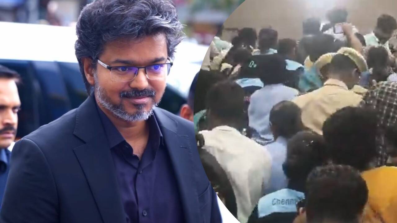 Vijay Mobbed by Fans at Chennai Metro