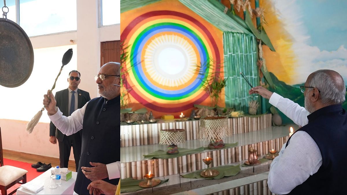 VP Radhakrishnan Visits Nyedar Namlo in Itanagar