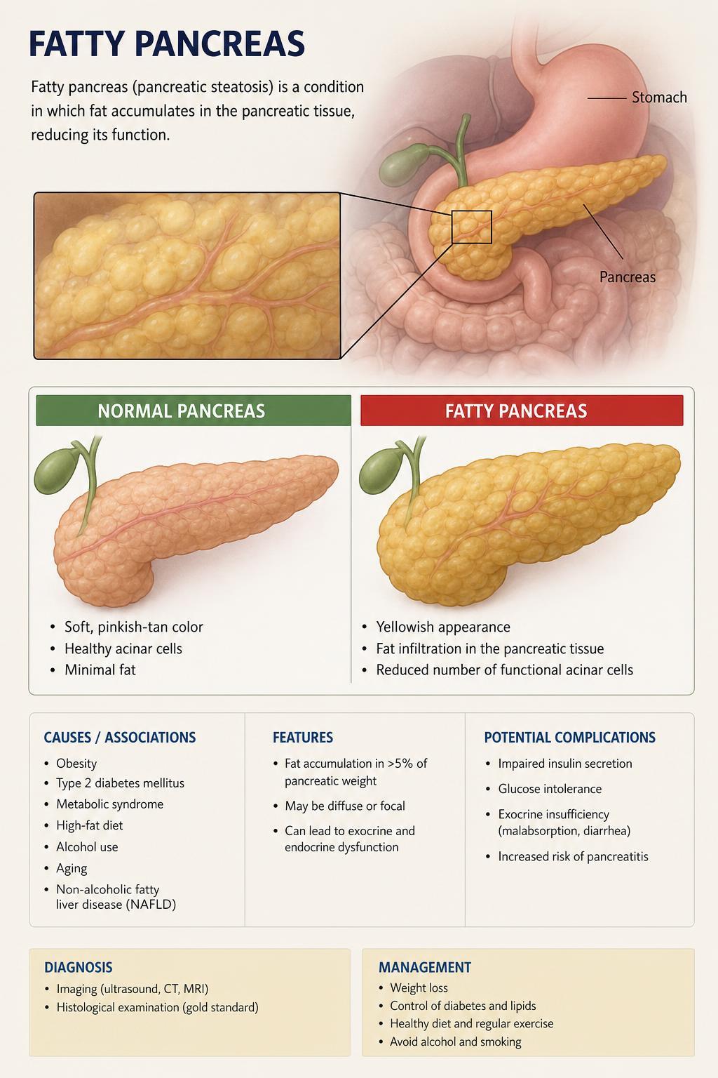Fatty Pancreas Linked To Diabetes, Cancer