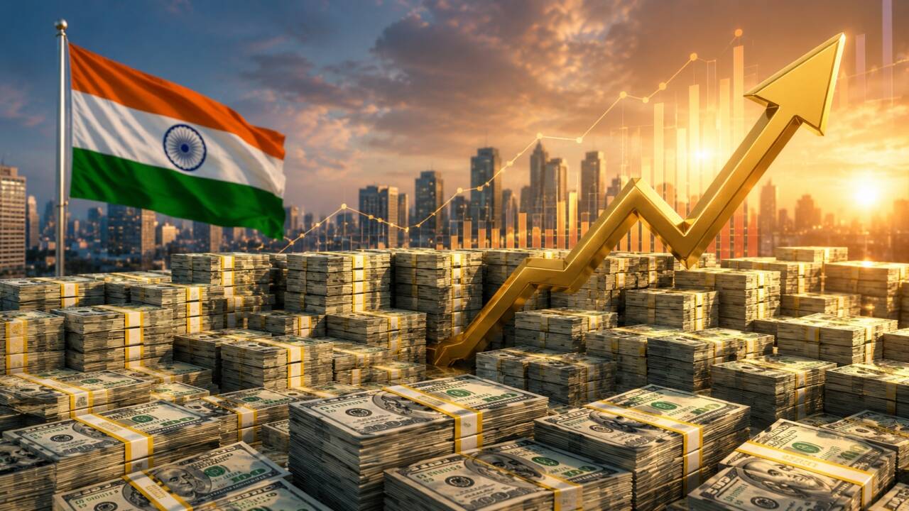 India's Forex Reserves Hit Record $750bn