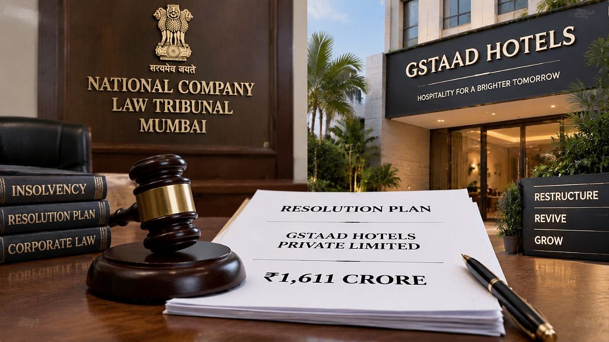 Mumbai NCLT Approves ₹1,611-Crore Resolution Plan For Gstaad Hotels