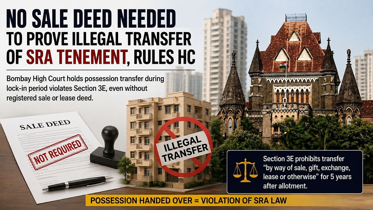Bombay HC: No Sale Deed Needed To Prove Illegal SRA Transfer